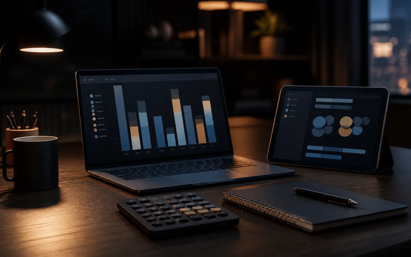 Multi-channel media budget allocation modeled across laptop and tablet