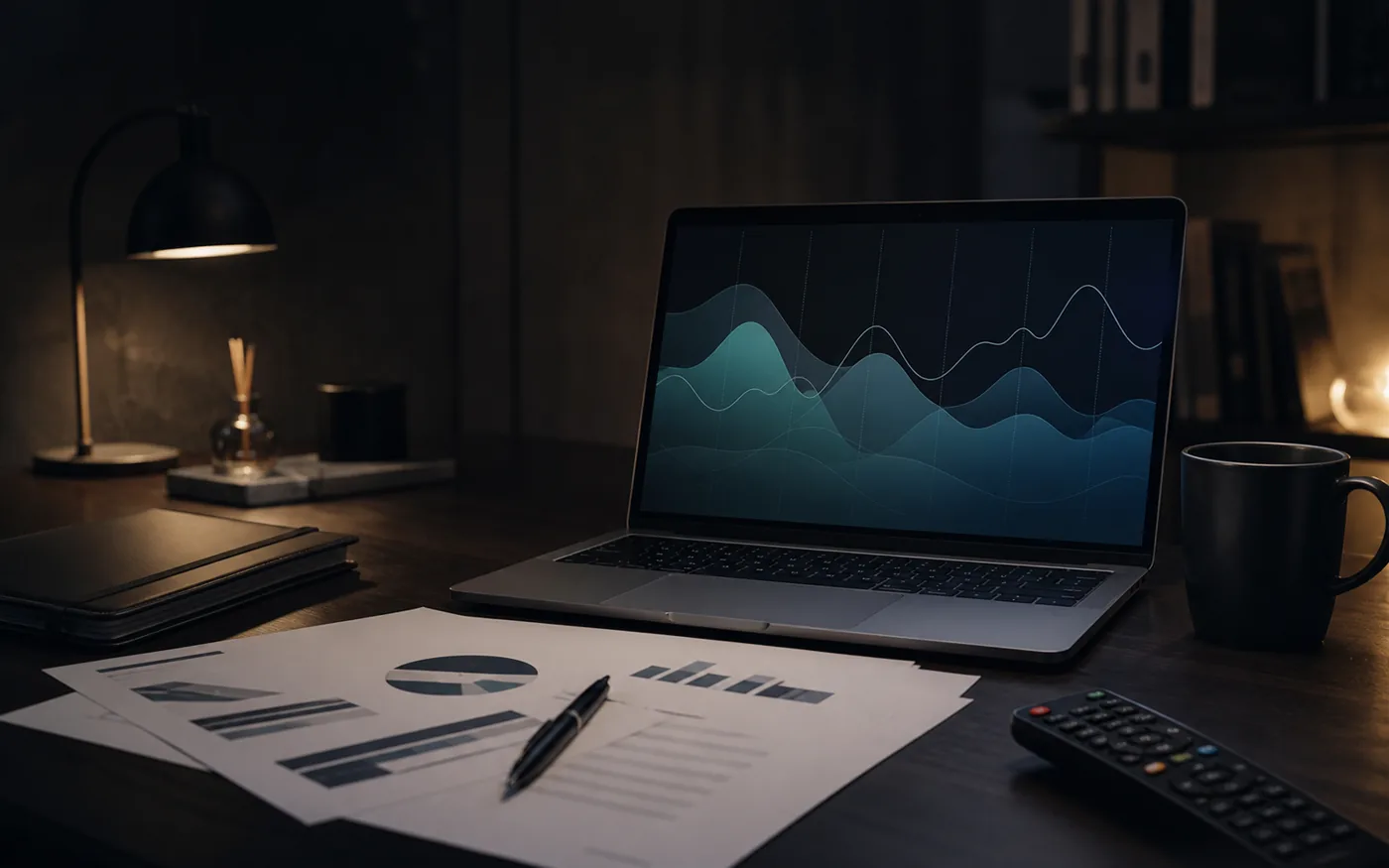 Marketing and finance workspace reviewing true return on ad spend