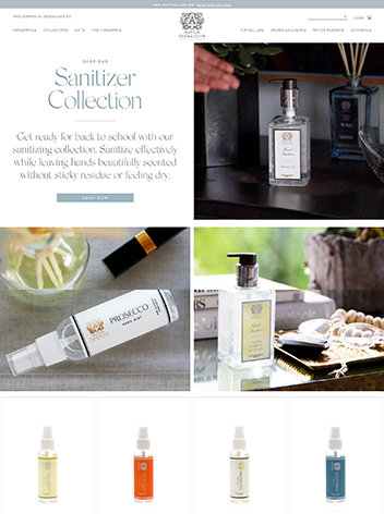 Antica Farmacista website