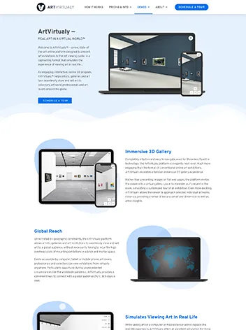 ArtVirtualy website